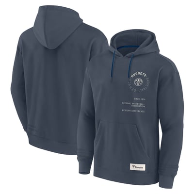 Denver Nuggets Fanatics Future Ground Info Elements Premium Pullover Hoodie - Blue