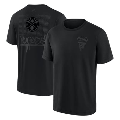 Denver Nuggets Fanatics Blackout Heavyweight T-Shirt