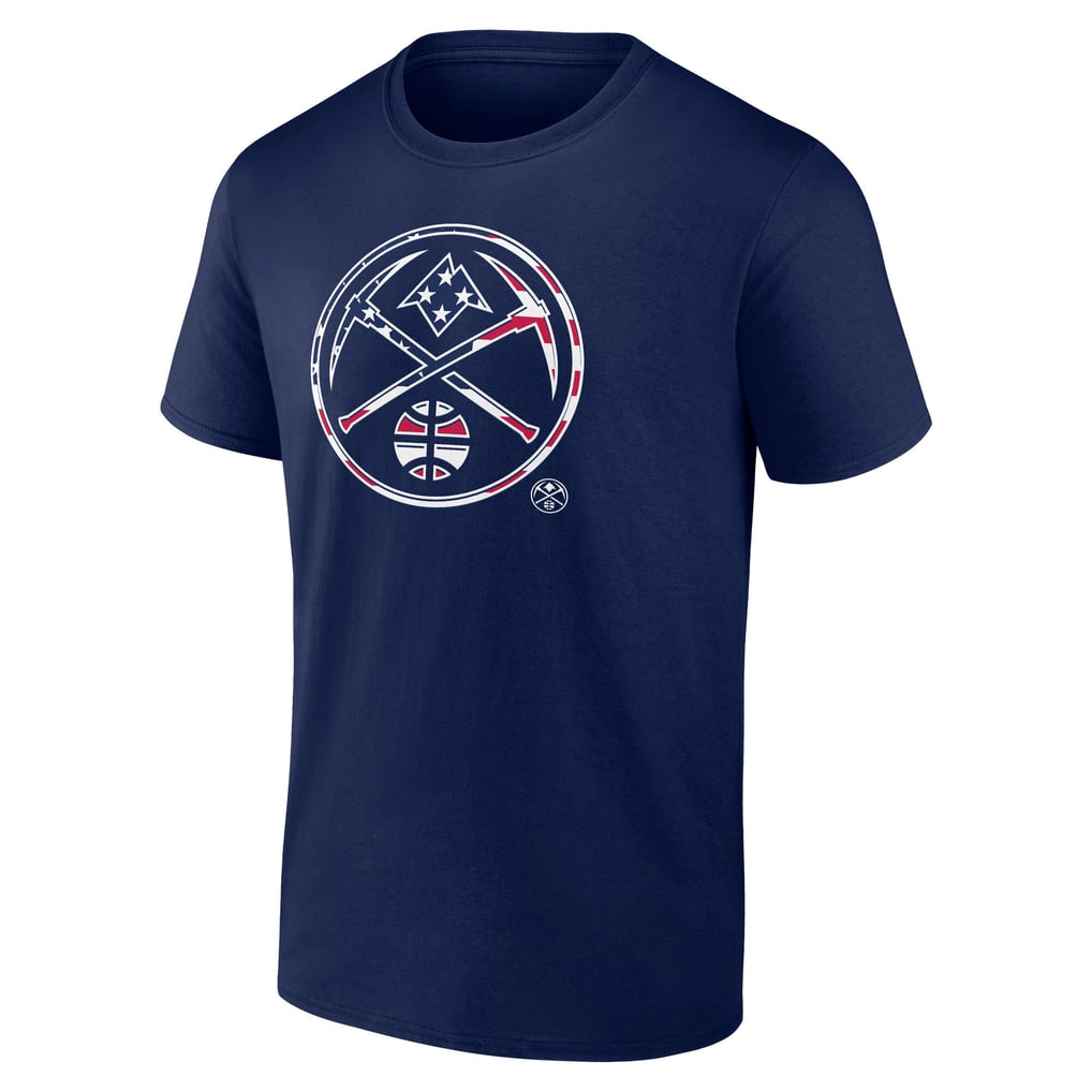 Denver Nuggets Flag Logo T-Shirt - Navy