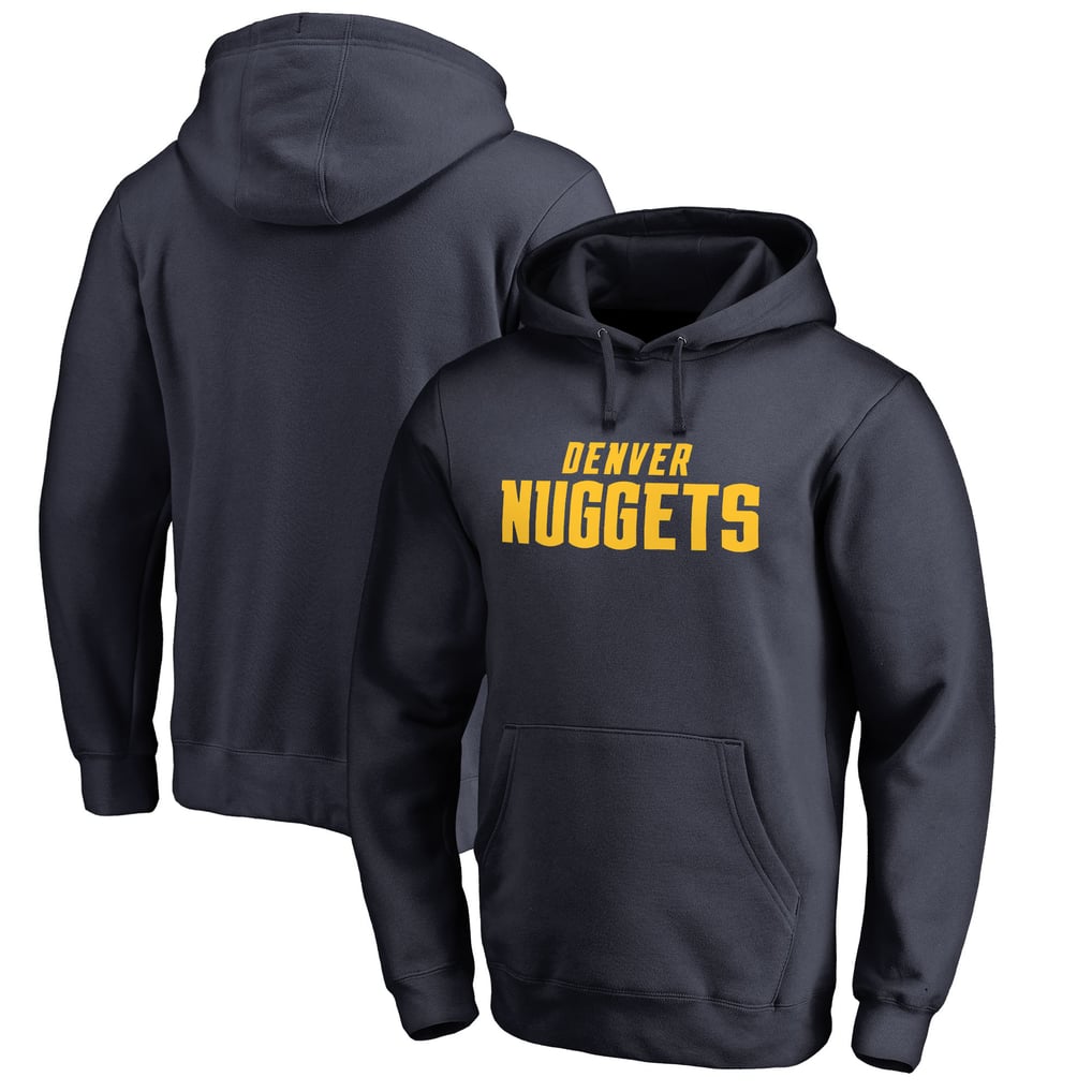 Denver Nuggets Wordmark Pullover Hoodie - Navy