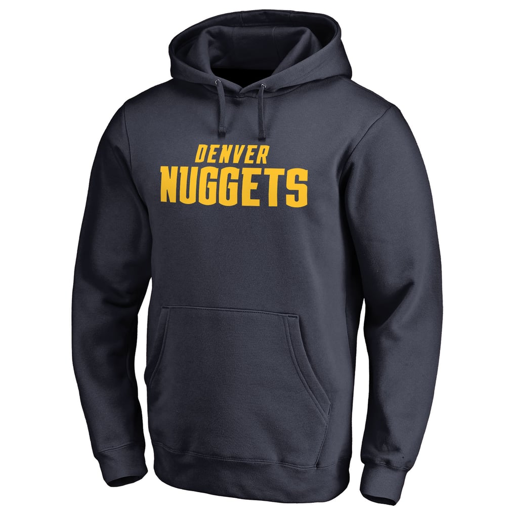 Denver Nuggets Wordmark Pullover Hoodie - Navy