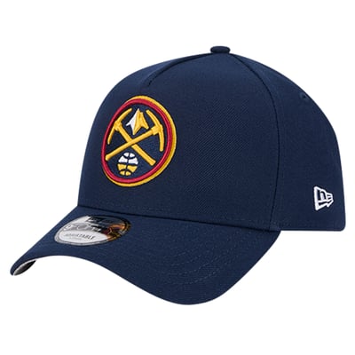 Denver Nuggets New Era A-Frame 9FORTY Adjustable Hat - Navy