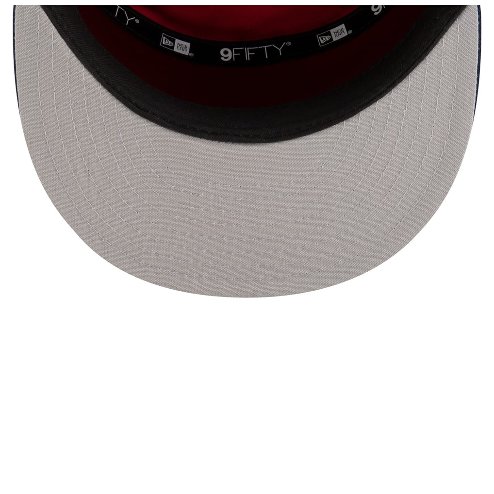  Denver Nuggets New Era 2025 NBA Tip Off Split Panel 9FIFTY Snapback Hat - White/Navy
