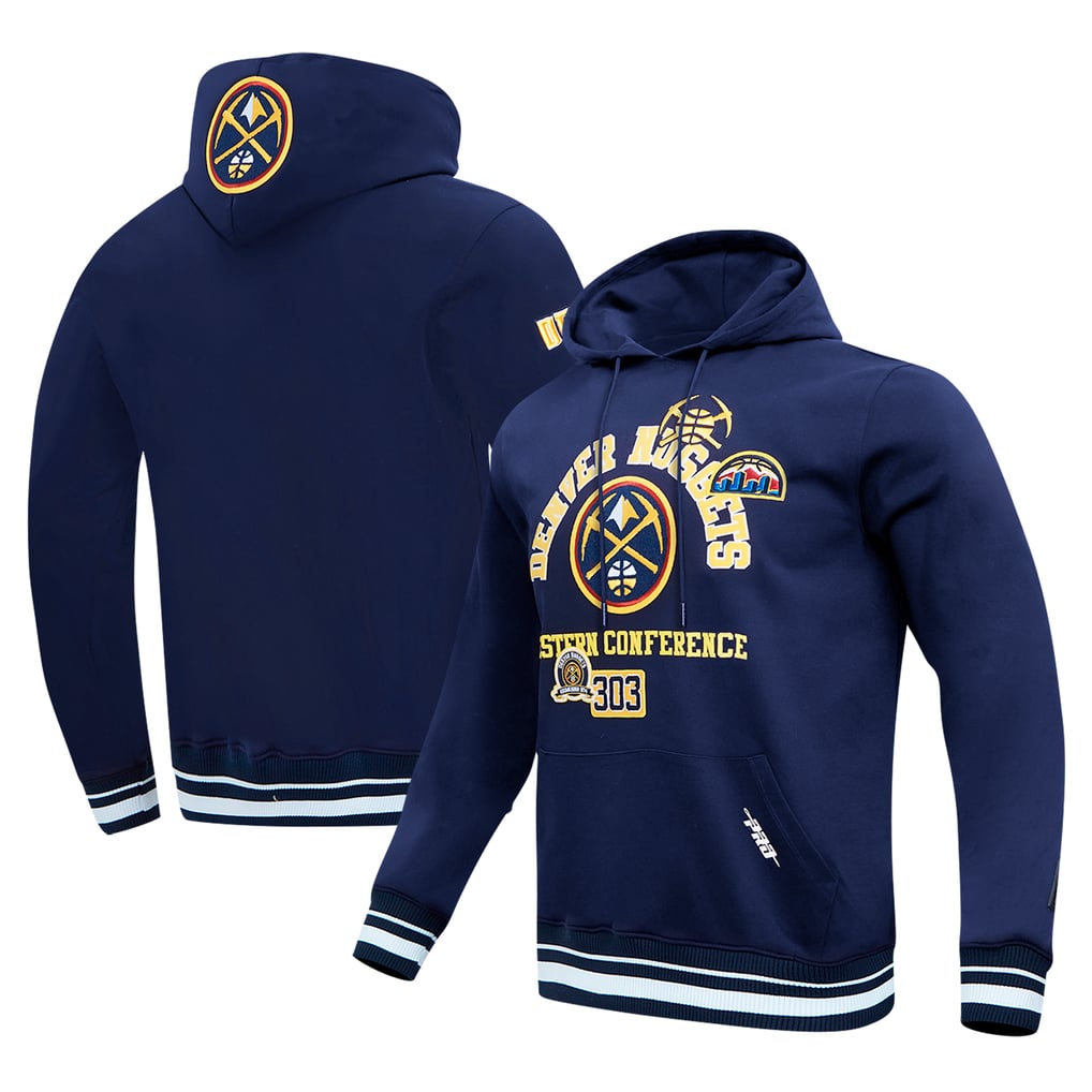 Denver Nuggets Pro Standard Area Code Pullover Hoodie - Navy