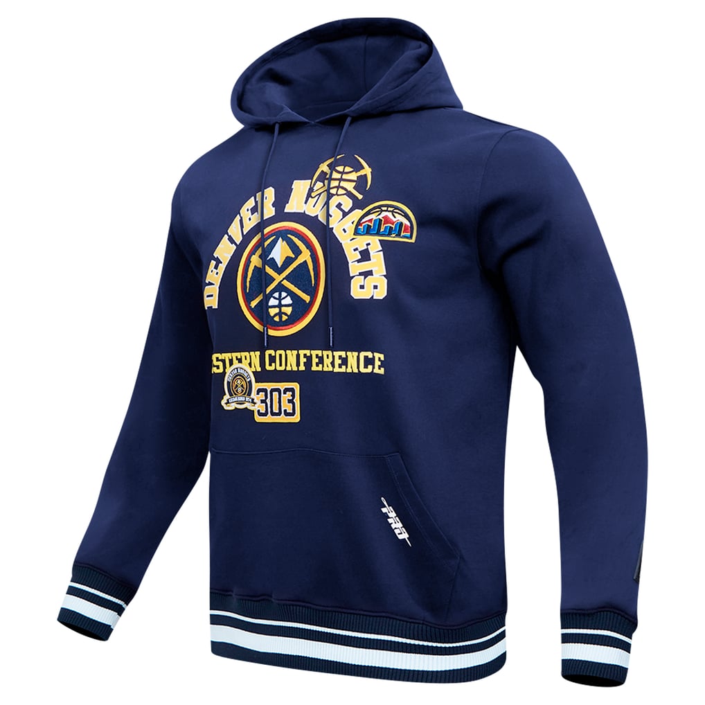 Denver Nuggets Pro Standard Area Code Pullover Hoodie - Navy