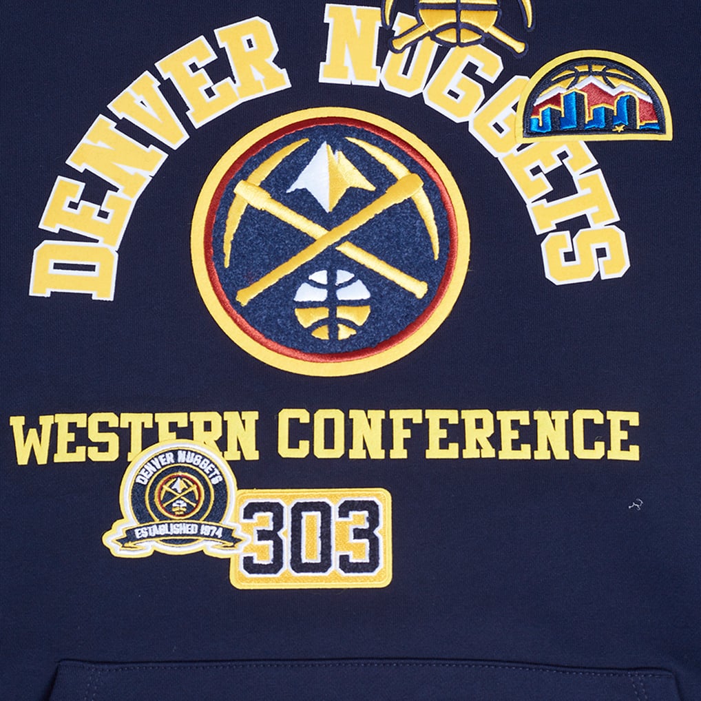 Denver Nuggets Pro Standard Area Code Pullover Hoodie - Navy