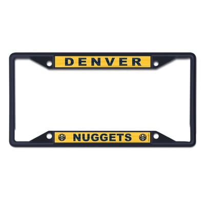 Denver Nuggets WinCraft Chrome Color License Plate Frame