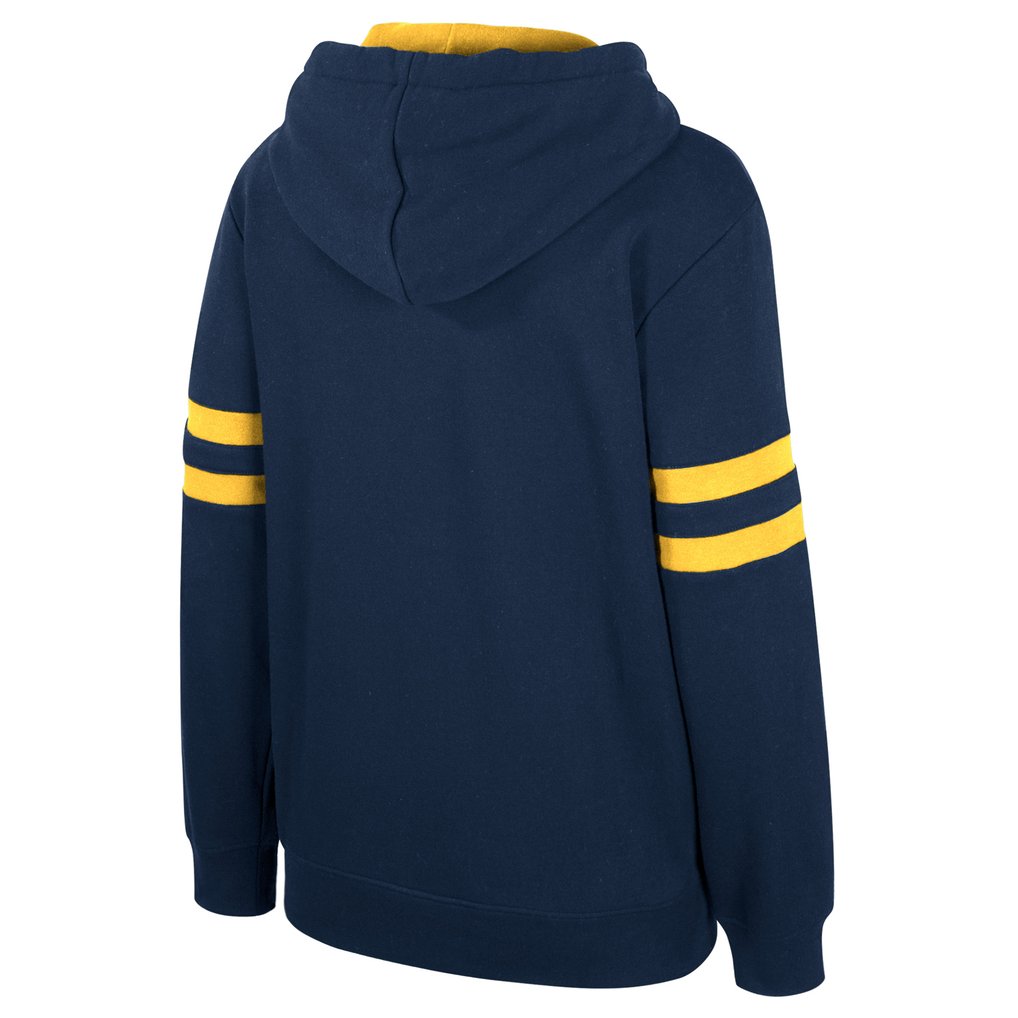 Denver Nuggets Stadium Essentials Women's Road Game Pullover Hoodie - Navy