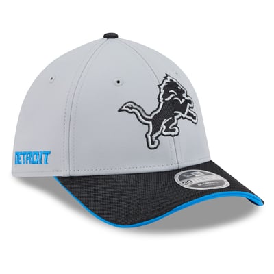 Detroit Lions New Era 2026 Rivalries Collection 39THIRTY M-Crown Stretch Hat - Gray