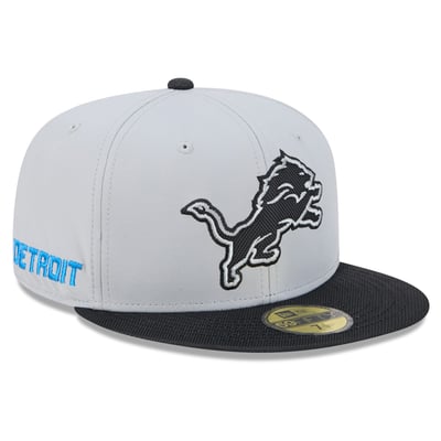 Detroit Lions New Era 2026 Rivalries Collection 59FIFTY Fitted Hat - Gray