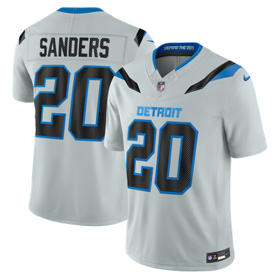 Barry Sanders Detroit Lions Nike 2026 Rivalries Collection Stitched Limited Jersey - Silver