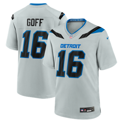 Jared Goff Detroit Lions Nike 2026 Rivalries Collection Game Jersey - Silver