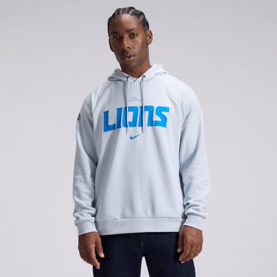  Detroit Lions Nike 2026 Rivalries Collection Dri-FIT Pullover Hoodie - Silver