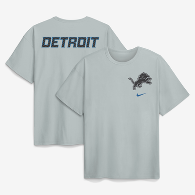  Detroit Lions Nike 2026 Rivalries Collection Max90 T-Shirt - Silver
