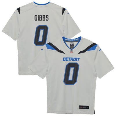 Jahmyr Gibbs Detroit Lions Nike Toddler 2026 Rivalries Collection Game Jersey - Silver