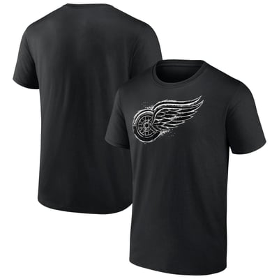 Detroit Red Wings Iced Out T-Shirt - Black