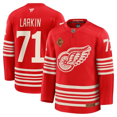 Dylan Larkin Detroit Red Wings Fanatics Centennial Premium Player Jersey - Red