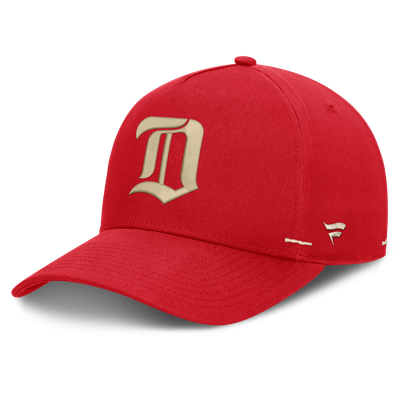 Detroit Red Wings Fanatics Alternate Authentic Pro Rink A-Frame Adjustable Hat - Red