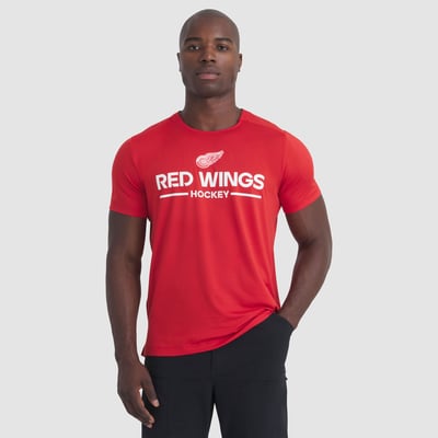 Detroit Red Wings Fanatics Authentic Pro Rink Tech T-Shirt - Red