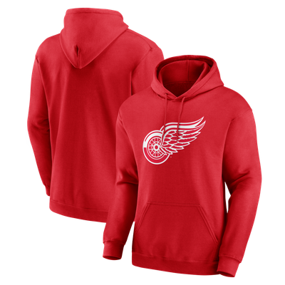 Detroit Red Wings Logo Athletic Essential Hoodie - Red