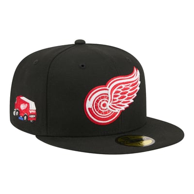  Detroit Red Wings New Era Zamboni 59FIFTY Fitted Hat - Black