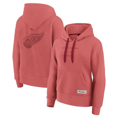 Detroit Red Wings Fanatics Women's Elements Future Ground Subtle Tonal Pullover Hoodie - Red