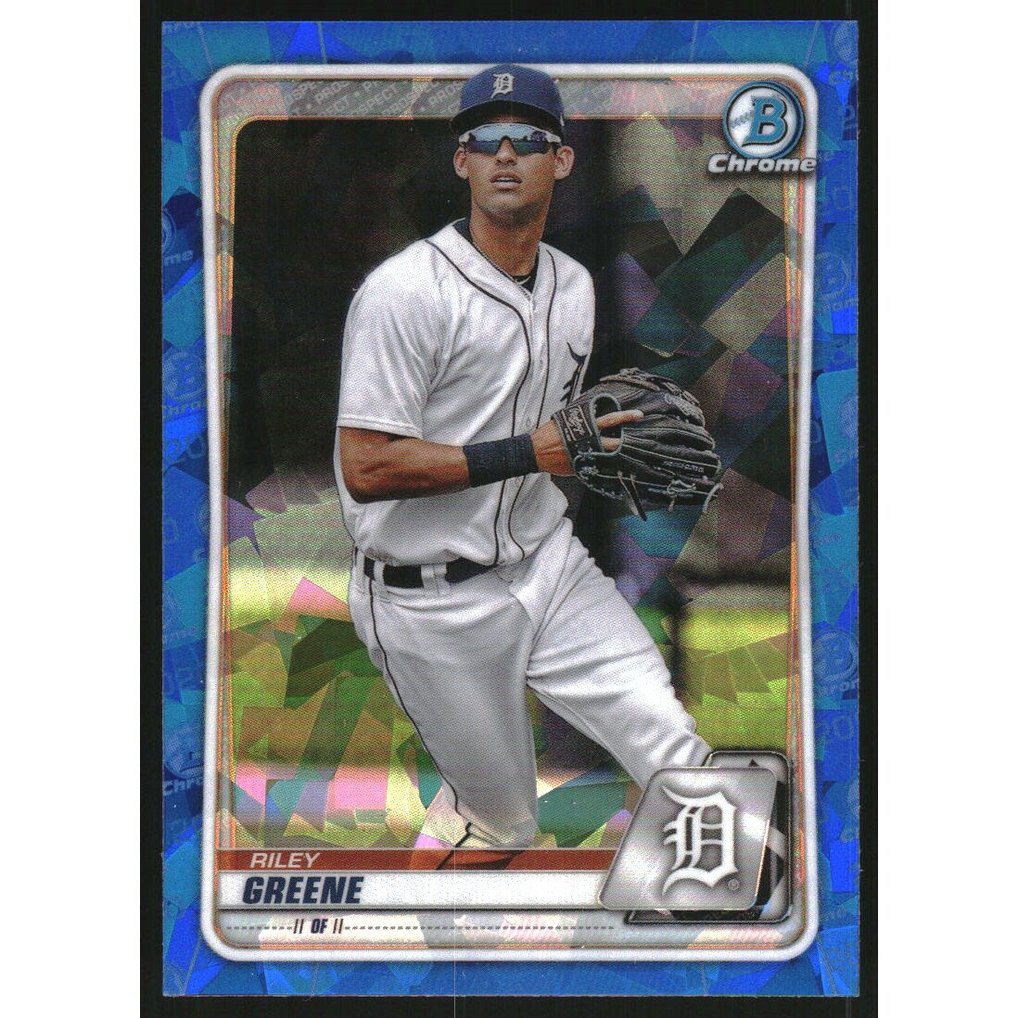 2020 Bowman Chrome Draft Sapphire #BD180 Riley Greene