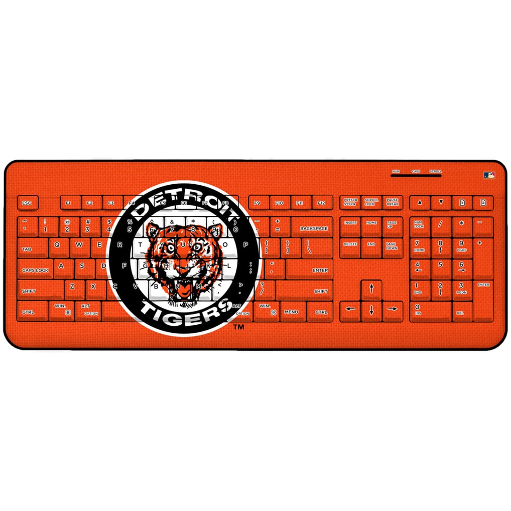 Detroit Tigers 1961-1963 Cooperstown Solid Design Wireless Keyboard