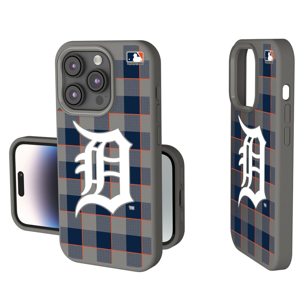 Detroit Tigers Keyscaper Plaid Soft Touch iPhone Case