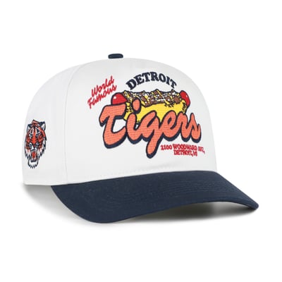 Detroit Tigers '47 Glizzy Collection Hitch Adjustable Hat - White/Navy