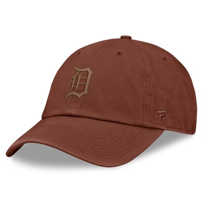  Detroit Tigers Fanatics Tinge Adjustable Hat - Brown