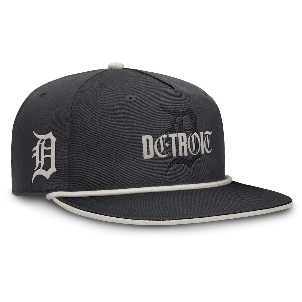 Detroit Tigers Fanatics Gapper Snapback Hat - Graphite
