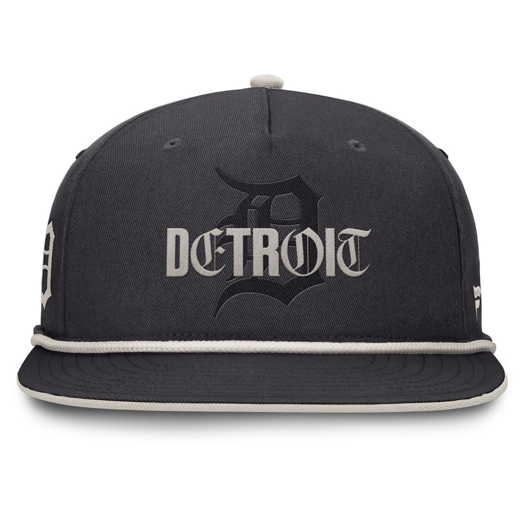 Detroit Tigers Fanatics Gapper Snapback Hat - Graphite