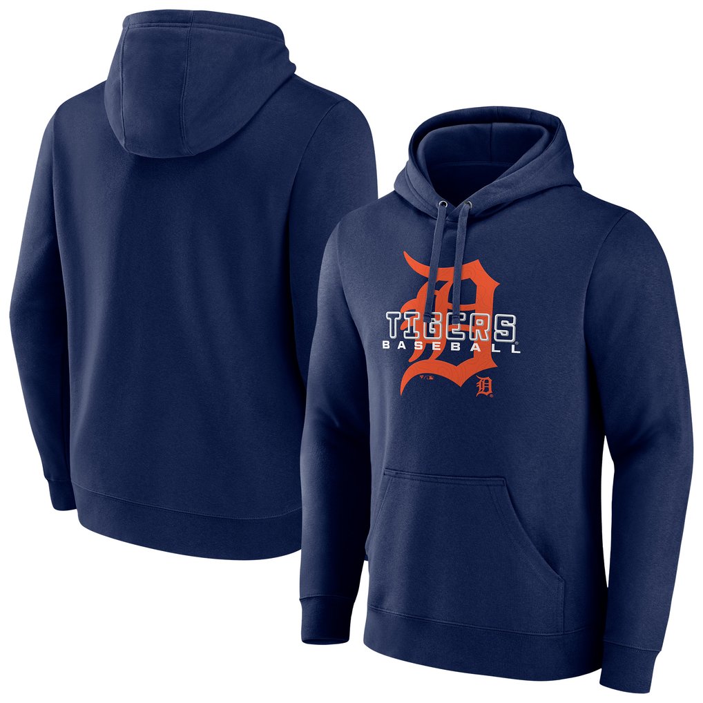 Detroit Tigers Stellar Pullover Hoodie - Navy