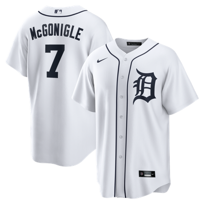 Kevin McGonigle Detroit Tigers Nike Home Replica Jersey - White
