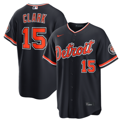Max Clark Detroit Tigers Nike Alternate Stadium Jersey - Navy