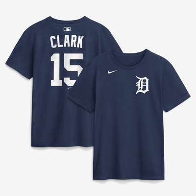 Max Clark Detroit Tigers Nike Name & Number T-Shirt - Navy