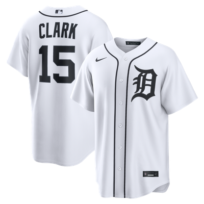 Max Clark Detroit Tigers Nike Home Replica Jersey - White