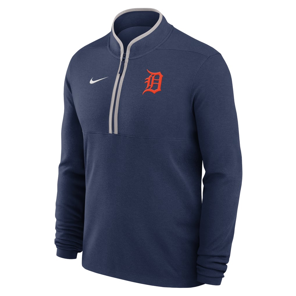 Detroit Tigers Nike Dri-FIT Victory Half-Zip Pullover - Navy