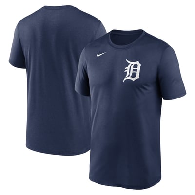 Detroit Tigers Nike Legend Fuse Wordmark T-Shirt  - Navy