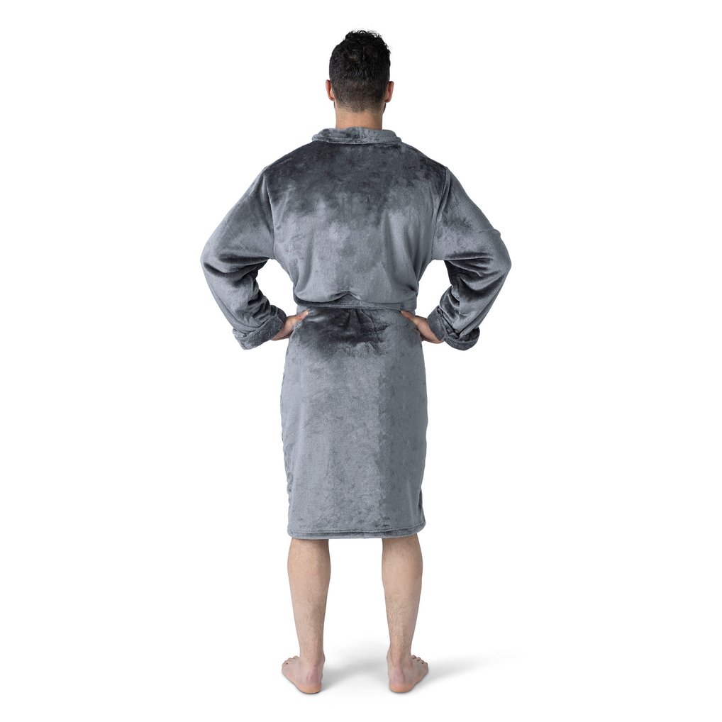 Detroit Tigers The Northwest Group Snipe Personalized Robe - Charcoal