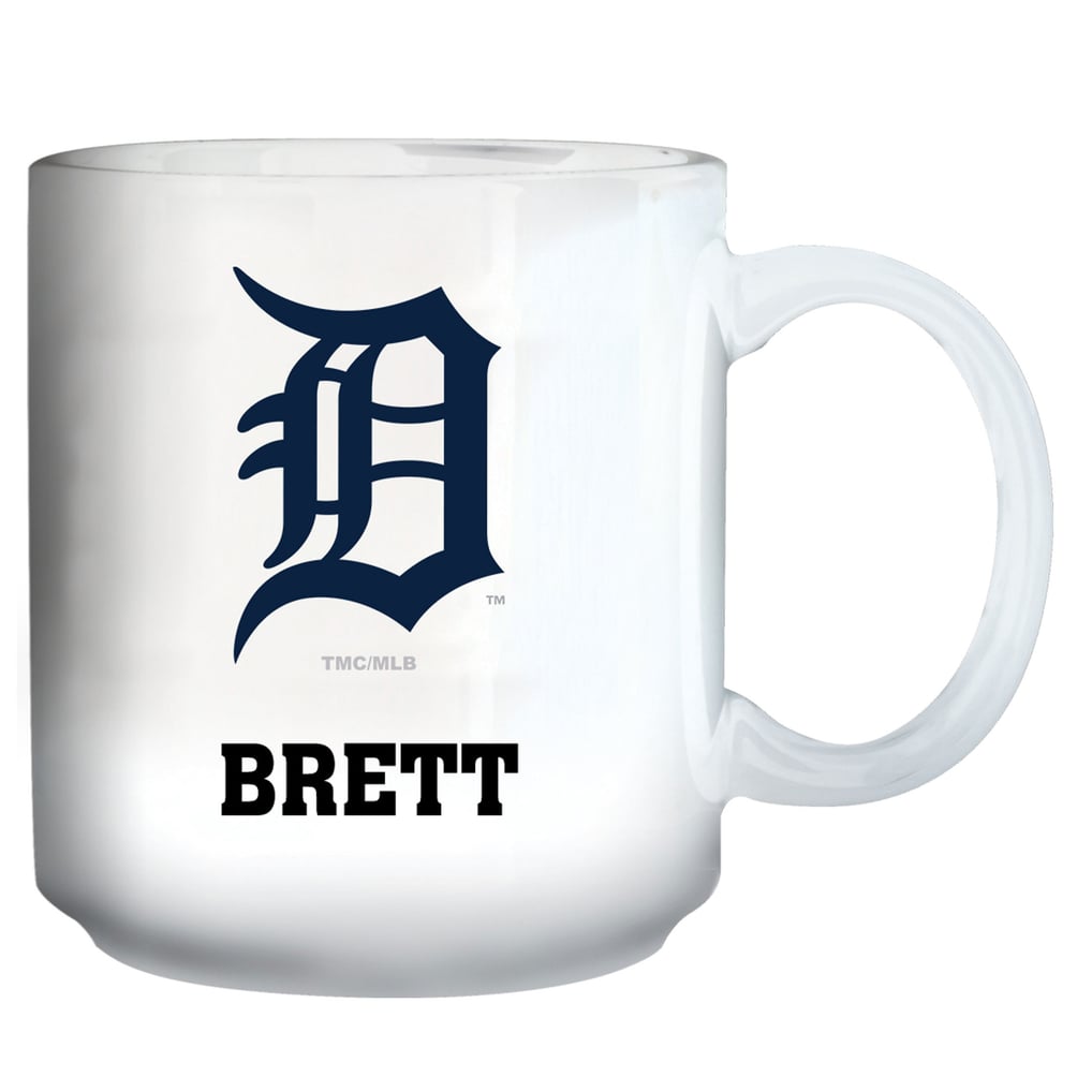 Detroit Tigers 11oz. Personalized Mug - White