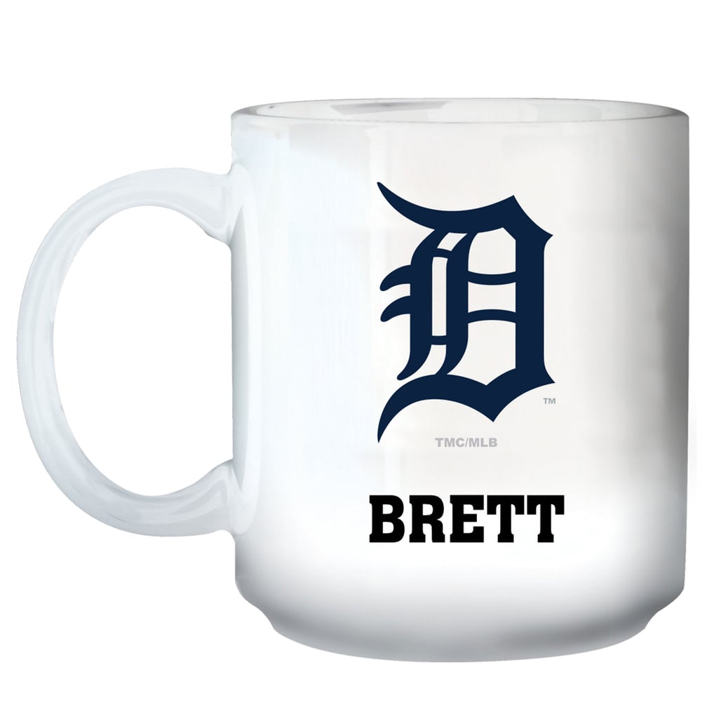 Detroit Tigers 11oz. Personalized Mug - White