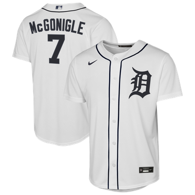 Kevin McGonigle Detroit Tigers Nike Youth Home Replica Jersey - White