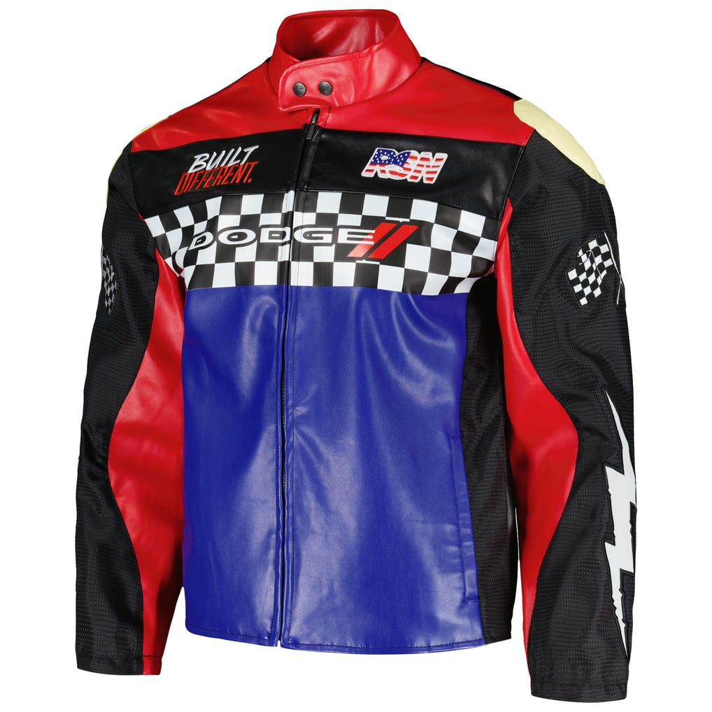 Dodge Unisex Moto Full-Zip Jacket - Black