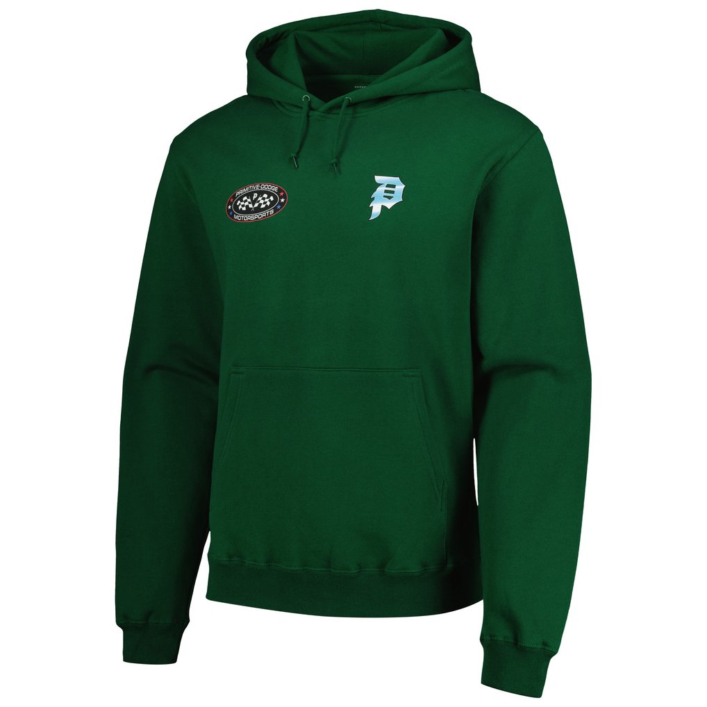 Dodge Unisex Roadster Pullover Hoodie - Forest Green