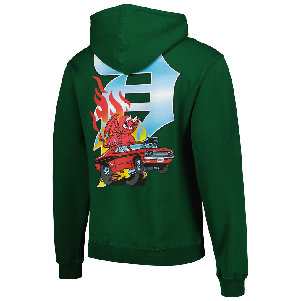 Dodge Unisex Roadster Pullover Hoodie - Forest Green