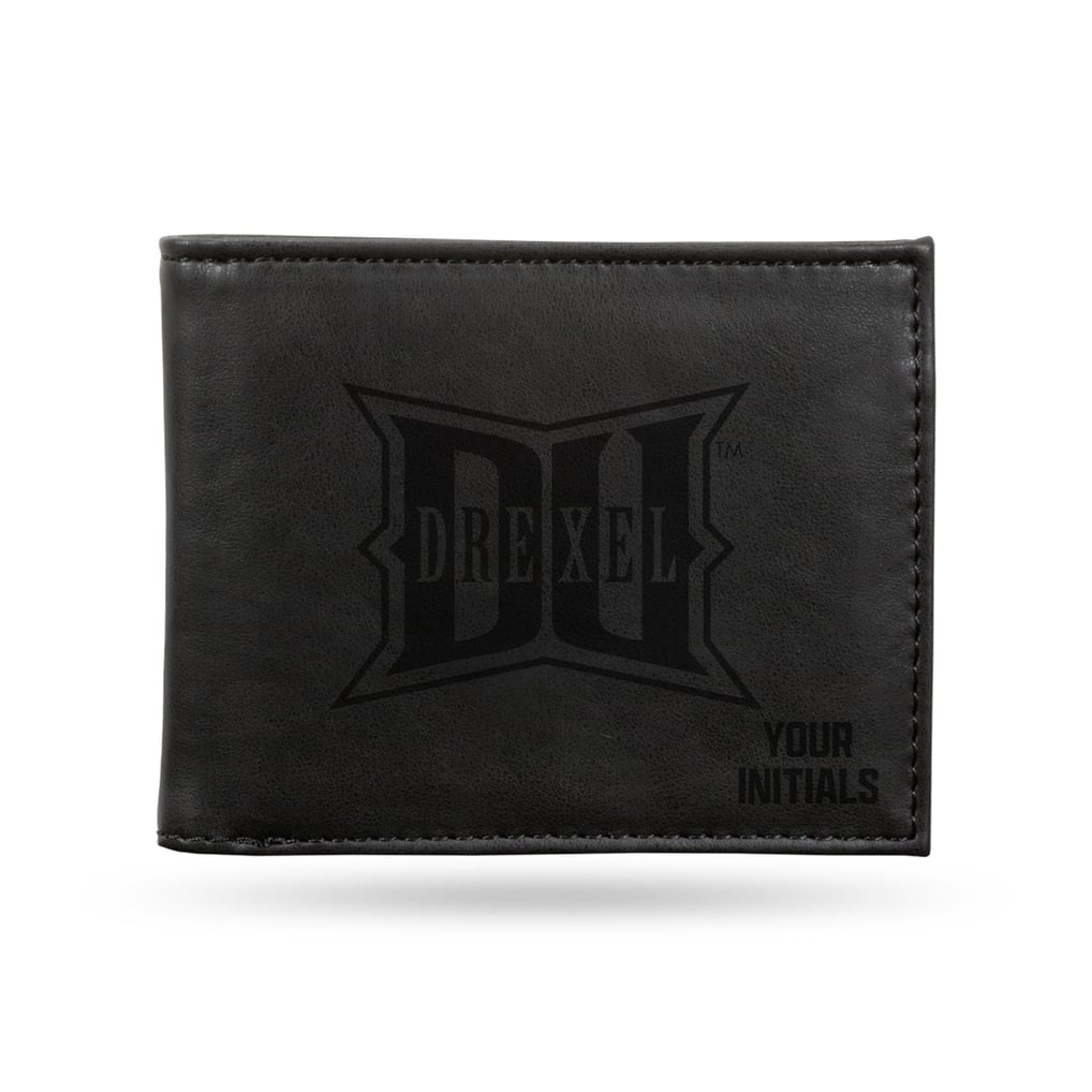 Drexel Dragons Personalized Billfold Wallet - Black