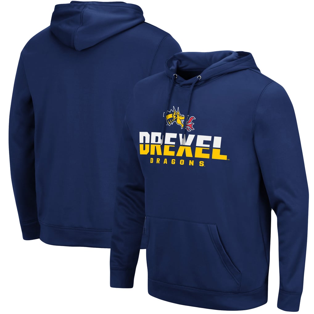 Drexel Dragons Colosseum Lantern Pullover Hoodie - Navy