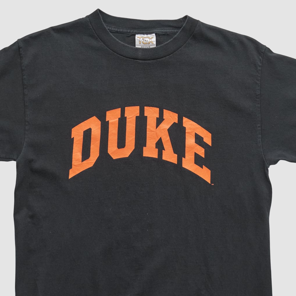 Duke Blue Devils Cotton Exchange 2000s T-shirt - Black - S by Fanatics Real Vintage